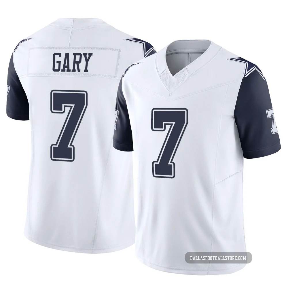 Rashan Gary Dallas Cowboys ＃7 Limited Men's White 2nd Alternate Vapor F.U.S.E. Jersey