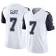 Rashan Gary Dallas Cowboys ＃7 Limited Men's White 2nd Alternate Vapor F.U.S.E. Jersey