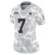 Rashan Gary Dallas Cowboys ＃7 Limited Women's Arctic Camo 2024 Salute to Service Jersey