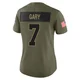 Rashan Gary Dallas Cowboys ＃7 Limited Women's Olive 2025 Salute to Service Jersey