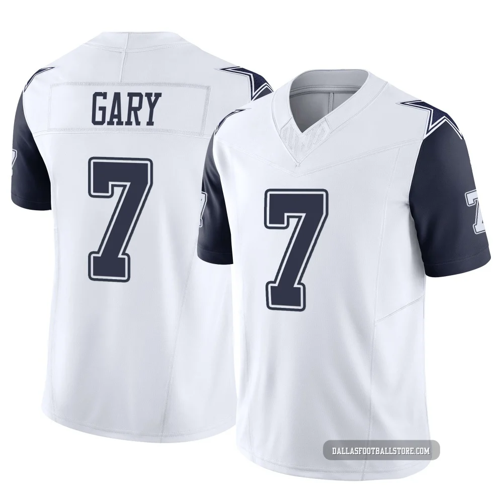 Rashan Gary Dallas Cowboys ＃7 Limited Youth White 2nd Alternate Vapor F.U.S.E. Jersey