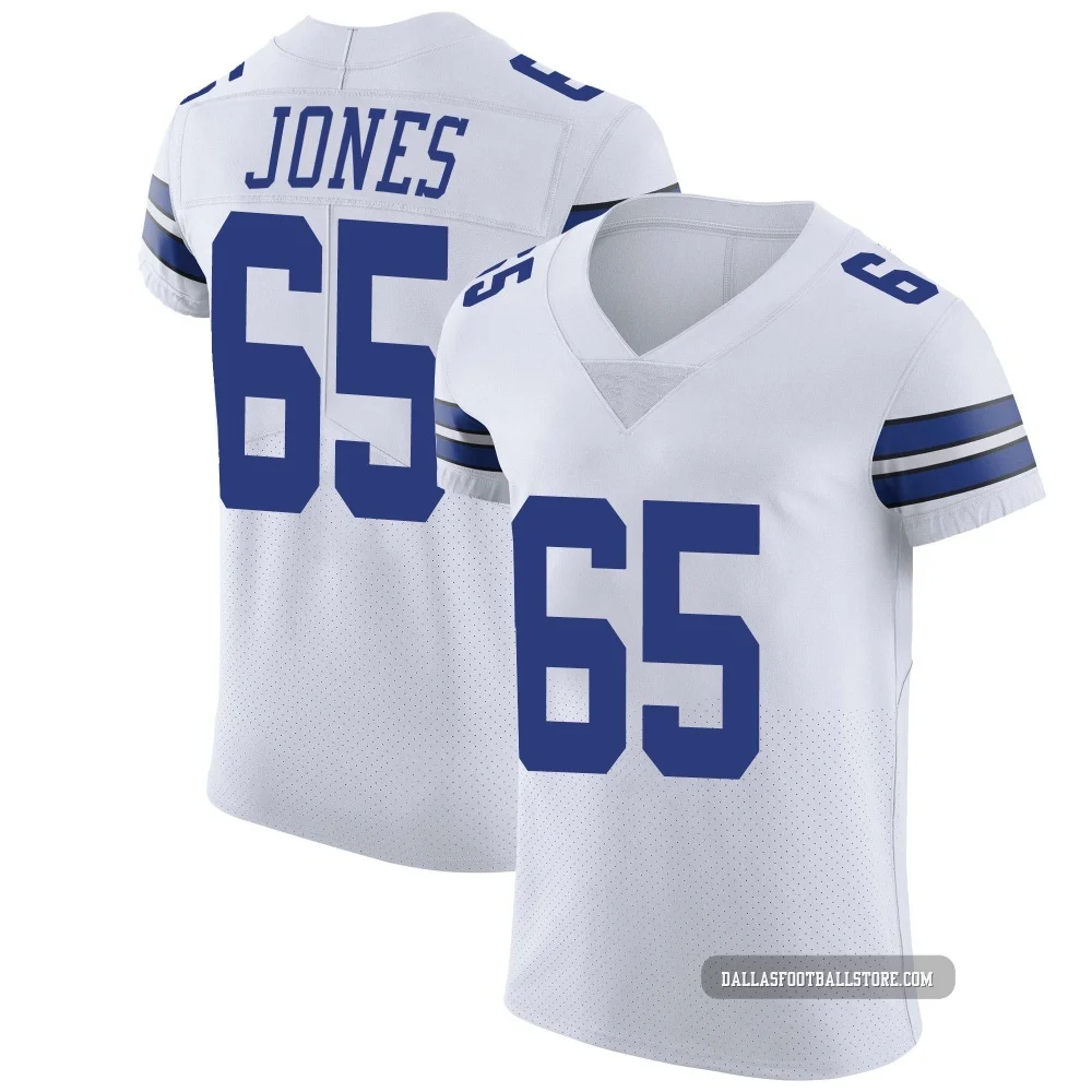 Rob Jones Dallas Cowboys ＃65 Elite Men's White Vapor Untouchable Jersey