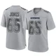 Rob Jones Dallas Cowboys ＃65 Game Men's Gray Atmosphere Fashion Jersey