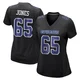 Rob Jones Dallas Cowboys ＃65 Game Women's Black Carbon Fashion Jersey