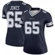 Rob Jones Dallas Cowboys ＃65 Legend Women's Navy Jersey