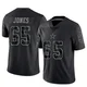 Rob Jones Dallas Cowboys ＃65 Limited Men's Black Reflective Jersey