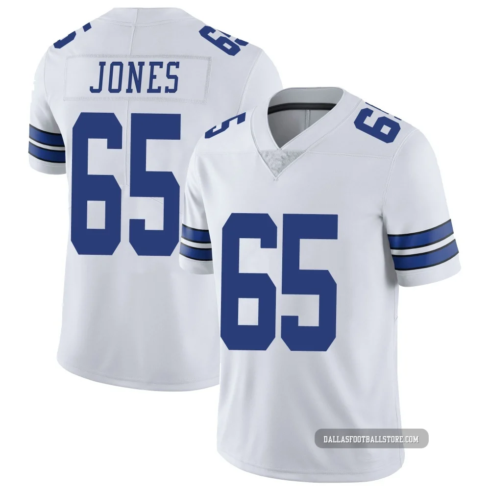 Rob Jones Dallas Cowboys ＃65 Limited Men's White Vapor Untouchable Jersey