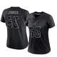 Rob Jones Dallas Cowboys ＃65 Limited Women's Black Reflective Jersey