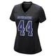 Robert Newhouse Dallas Cowboys ＃44 Game Women's Black Carbon Fashion Jersey