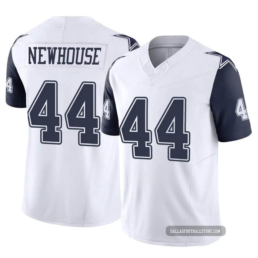 Robert Newhouse Dallas Cowboys ＃44 Limited Men's White 2nd Alternate Vapor F.U.S.E. Jersey