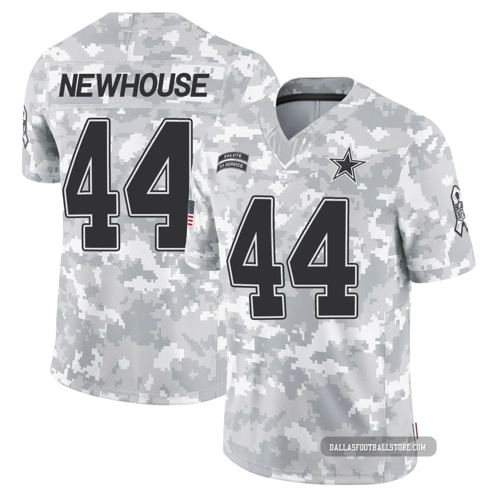 Robert Newhouse Dallas Cowboys ＃44 Limited Youth Arctic Camo 2024 Salute to Service Jersey