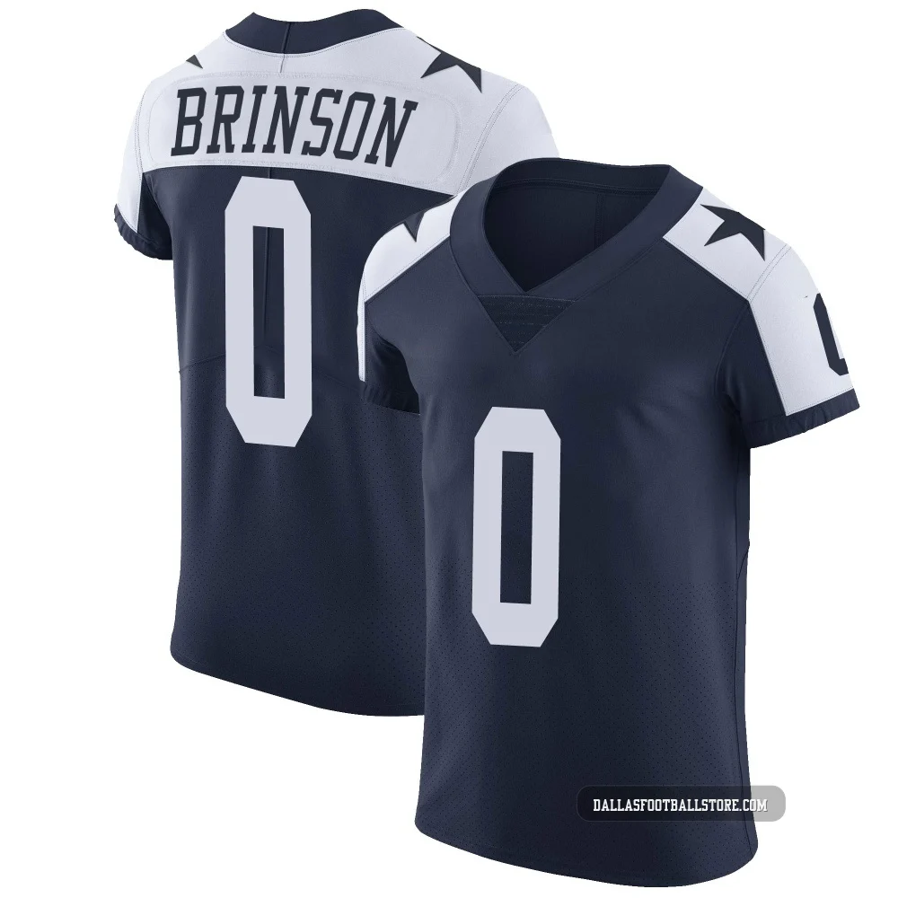 Romello Brinson Dallas Cowboys ＃0 Elite Men's Navy Alternate Vapor Untouchable Jersey