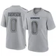 Romello Brinson Dallas Cowboys ＃0 Game Men's Gray Atmosphere Fashion Jersey