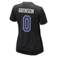 Romello Brinson Dallas Cowboys ＃0 Game Women's Black Carbon Fashion Jersey