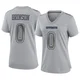 Romello Brinson Dallas Cowboys ＃0 Game Women's Gray Atmosphere Fashion Jersey