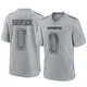 Romello Brinson Dallas Cowboys ＃0 Game Youth Gray Atmosphere Fashion Jersey