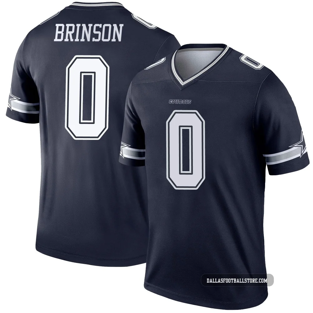 Romello Brinson Dallas Cowboys ＃0 Legend Men's Navy Jersey