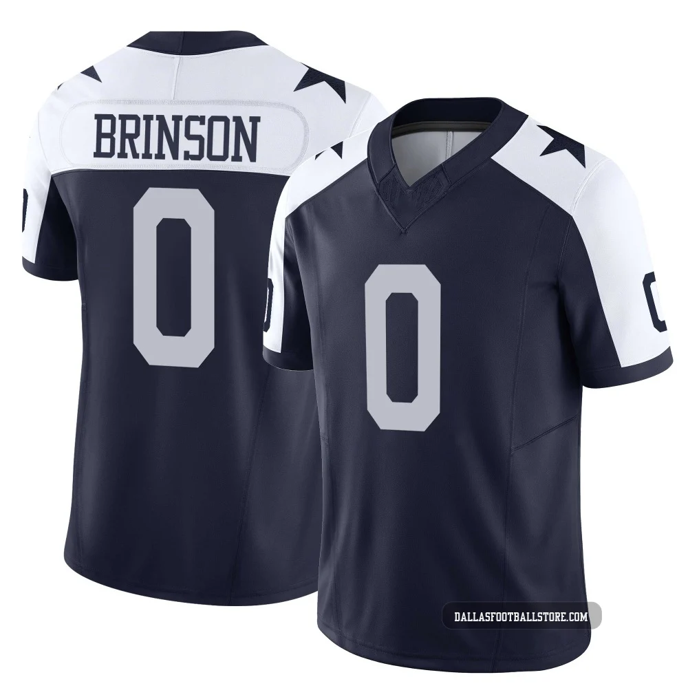 Romello Brinson Dallas Cowboys ＃0 Limited Men's Navy Alternate Vapor F.U.S.E. Jersey