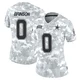 Romello Brinson Dallas Cowboys ＃0 Limited Women's Arctic Camo 2024 Salute to Service Jersey
