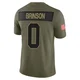 Romello Brinson Dallas Cowboys ＃0 Limited Youth Olive 2025 Salute to Service Jersey