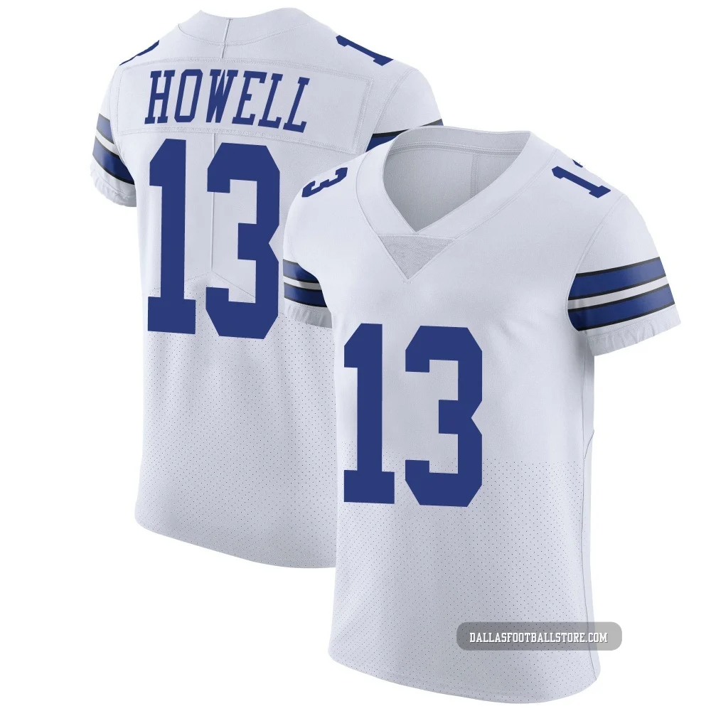 Sam Howell Dallas Cowboys ＃13 Elite Men's White Vapor Untouchable Jersey