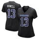 Sam Howell Dallas Cowboys ＃13 Game Women's Black Carbon Fashion Jersey
