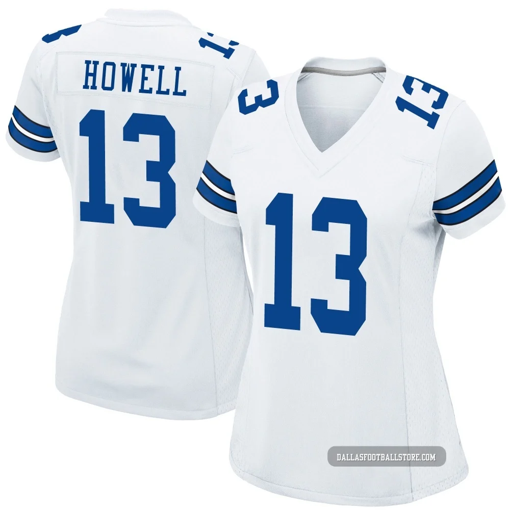Sam Howell Dallas Cowboys ＃13 Game Women's White Jersey