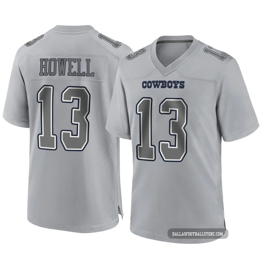 Sam Howell Dallas Cowboys ＃13 Game Youth Gray Atmosphere Fashion Jersey