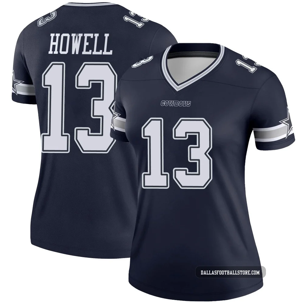 Sam Howell Dallas Cowboys ＃13 Legend Women's Navy Jersey