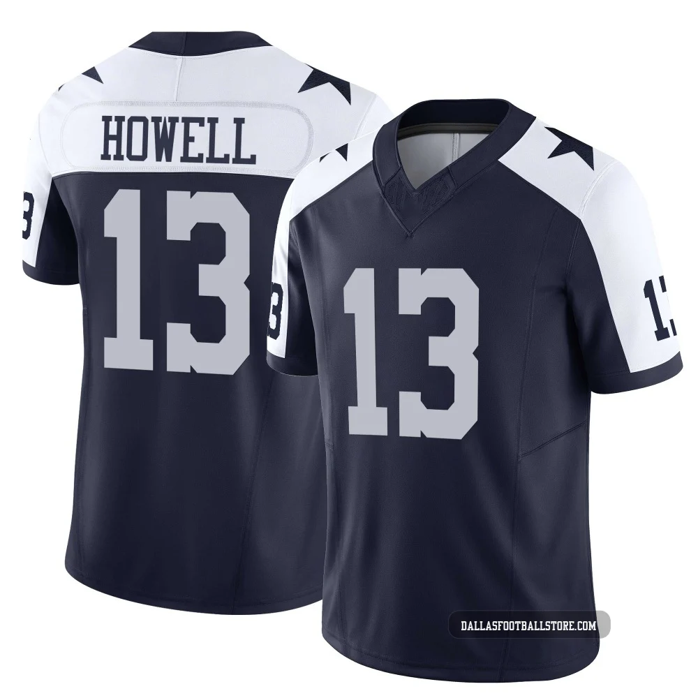 Sam Howell Dallas Cowboys ＃13 Limited Men's Navy Alternate Vapor F.U.S.E. Jersey