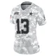 Sam Howell Dallas Cowboys ＃13 Limited Women's Arctic Camo 2024 Salute to Service Jersey