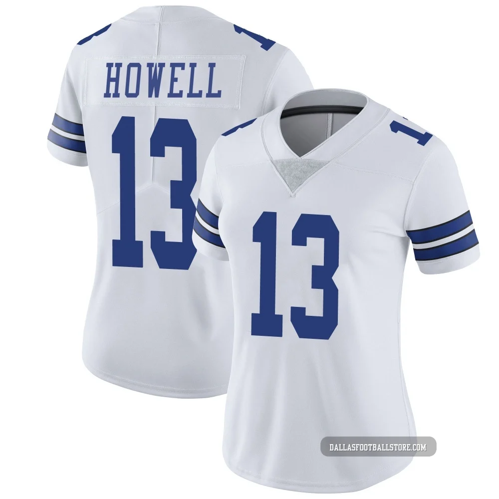 Sam Howell Dallas Cowboys ＃13 Limited Women's White Vapor Untouchable Jersey