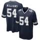 Sam Williams Dallas Cowboys ＃54 Game Men's Navy Team Color Jersey