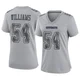 Sam Williams Dallas Cowboys ＃54 Game Women's Gray Atmosphere Fashion Jersey