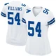 Sam Williams Dallas Cowboys ＃54 Game Women's White Jersey