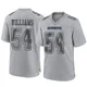Sam Williams Dallas Cowboys ＃54 Game Youth Gray Atmosphere Fashion Jersey