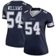 Sam Williams Dallas Cowboys ＃54 Legend Women's Navy Jersey
