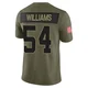 Sam Williams Dallas Cowboys ＃54 Limited Men's Olive 2025 Salute to Service Jersey