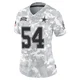 Sam Williams Dallas Cowboys ＃54 Limited Women's Arctic Camo 2024 Salute to Service Jersey