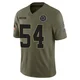 Sam Williams Dallas Cowboys ＃54 Limited Youth Olive 2025 Salute to Service Jersey