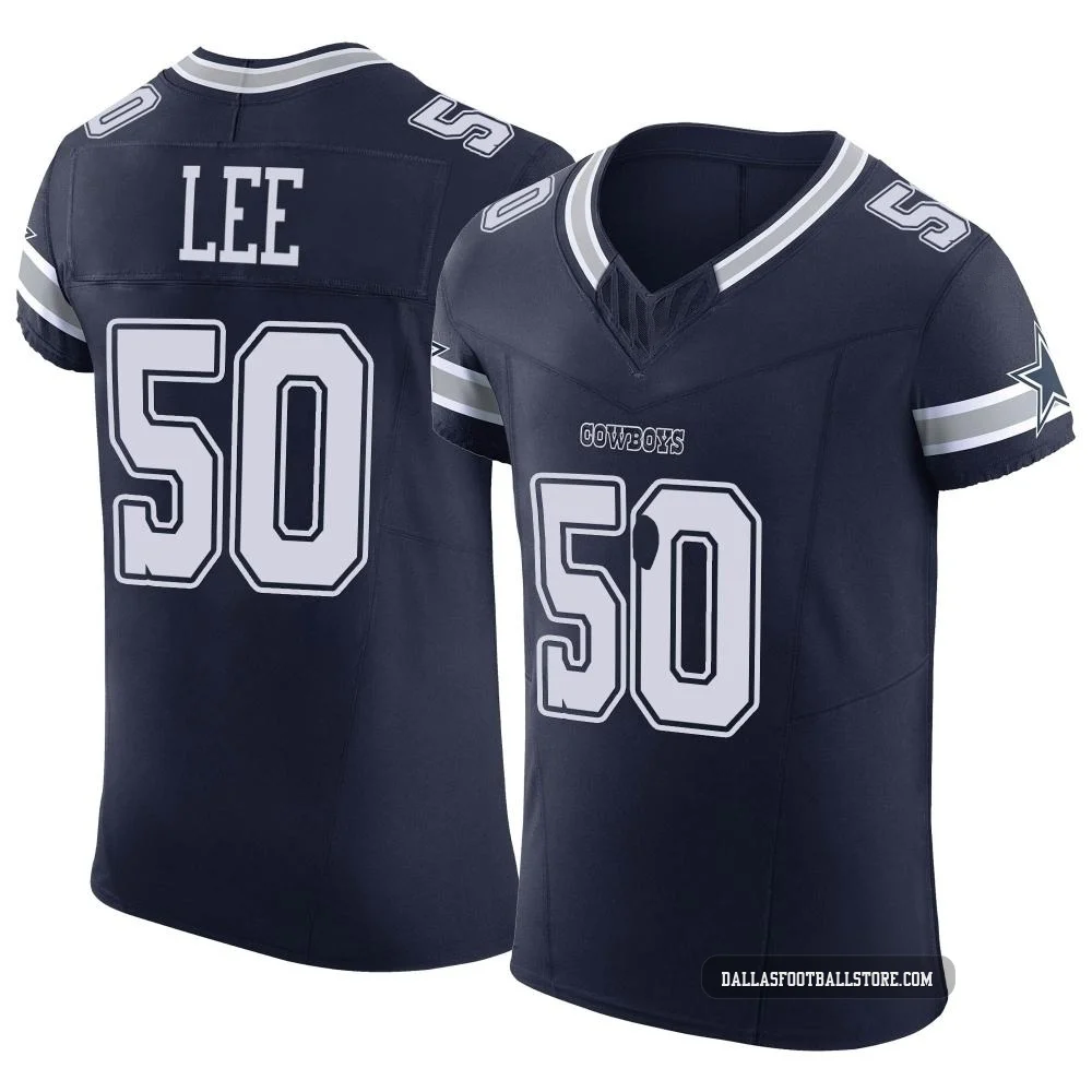 Sean Lee Dallas Cowboys ＃50 Elite Men's Navy Vapor F.U.S.E. Jersey