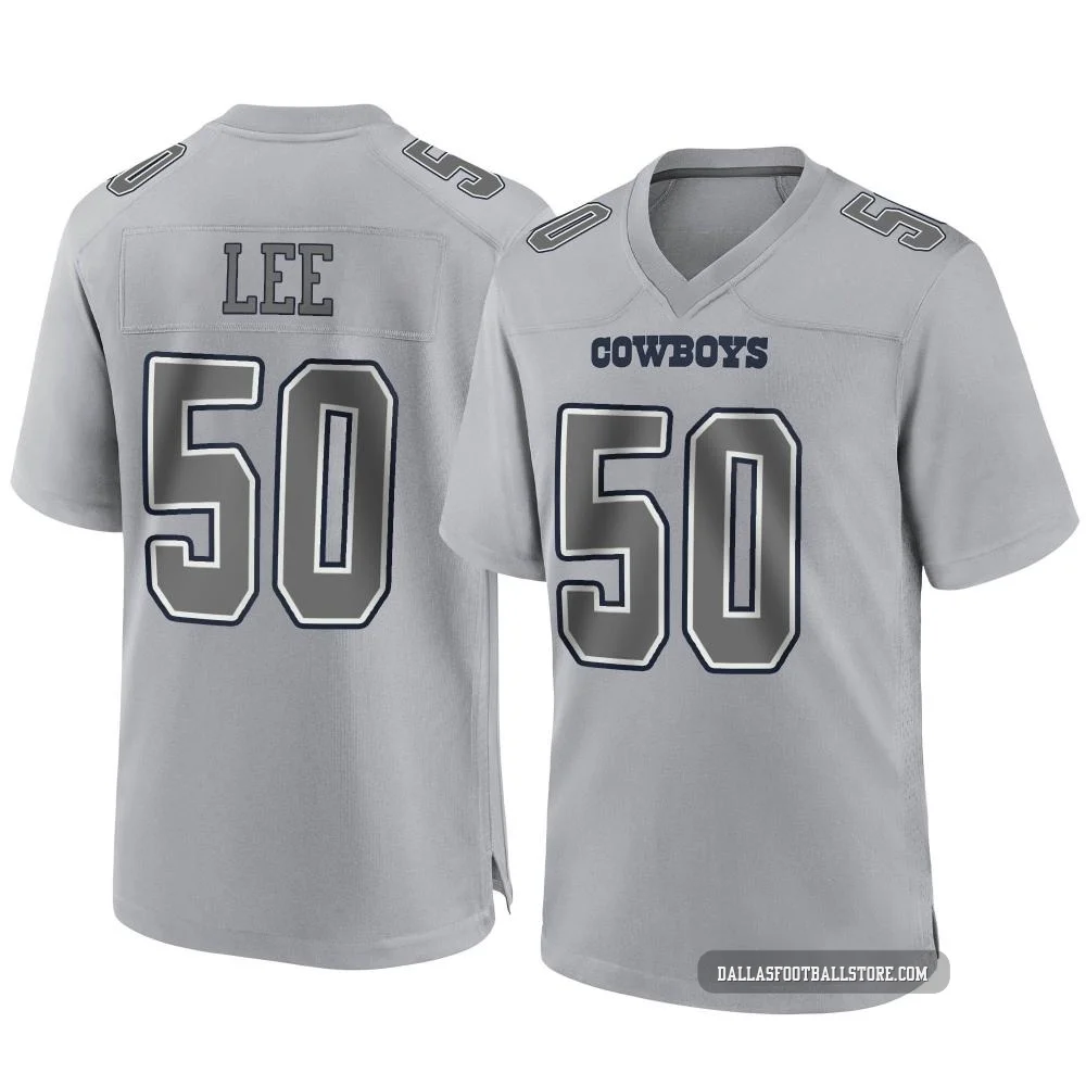 Sean Lee Dallas Cowboys ＃50 Game Men's Gray Atmosphere Fashion Jersey