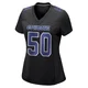 Sean Lee Dallas Cowboys ＃50 Game Women's Black Carbon Fashion Jersey
