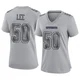 Sean Lee Dallas Cowboys ＃50 Game Women's Gray Atmosphere Fashion Jersey