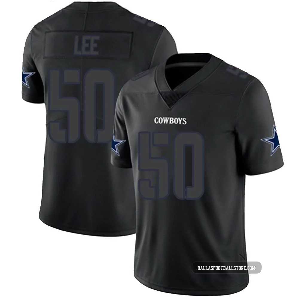 Sean Lee Dallas Cowboys ＃50 Limited Men's Black Impact Jersey