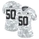Sean Lee Dallas Cowboys ＃50 Limited Women's Arctic Camo 2024 Salute to Service Jersey