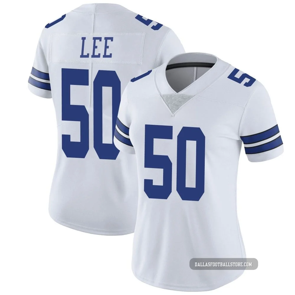 Sean Lee Dallas Cowboys ＃50 Limited Women's White Vapor Untouchable Jersey