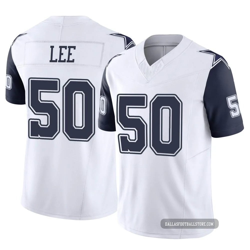 Sean Lee Dallas Cowboys ＃50 Limited Youth White 2nd Alternate Vapor F.U.S.E. Jersey