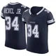 Shavon Revel Jr. Dallas Cowboys ＃34 Elite Men's Navy Vapor F.U.S.E. Jersey