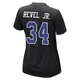 Shavon Revel Jr. Dallas Cowboys ＃34 Game Women's Black Carbon Fashion Jersey
